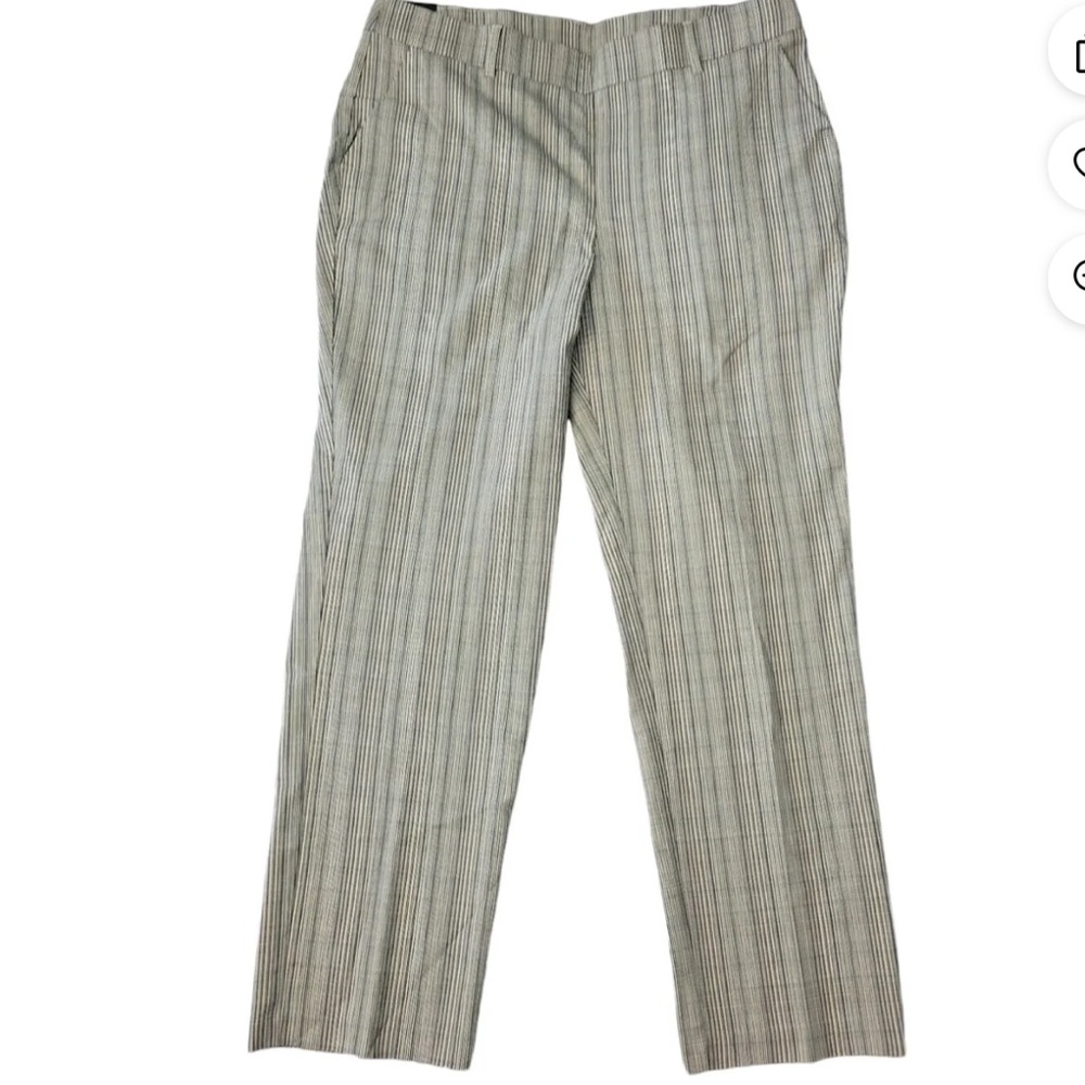 Rafaella Pull-On Belt Loops Functional Pockets Stretch Ankle Pant (Warm Taupe,18